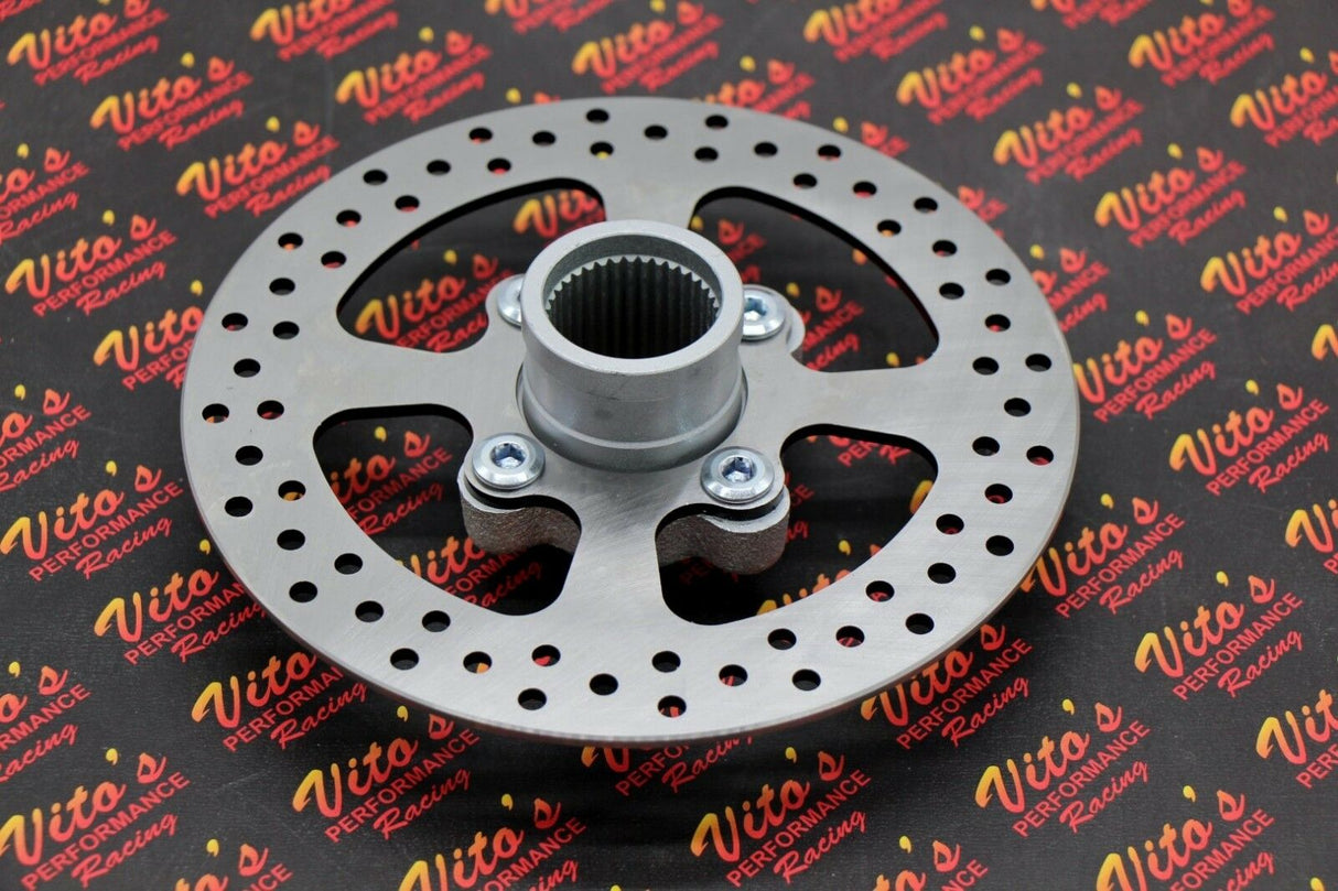 Vito's Performance Rear Brake Rotor + Hub Yamaha 2006-2018 Yfz450 Raptor 700 NEW 1