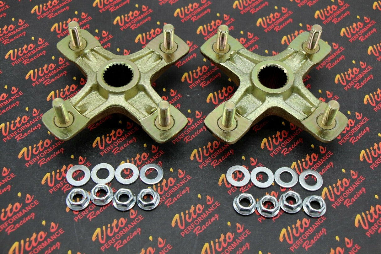 2 X Vito's Performance Rear Hub Yamaha Banshee Raptor 660 700 Yfz450 + Lugnuts 1
