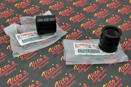 2 x Rubber muffler exhaust clamps pipe gasket joint Yamaha Banshee OEM factory 1