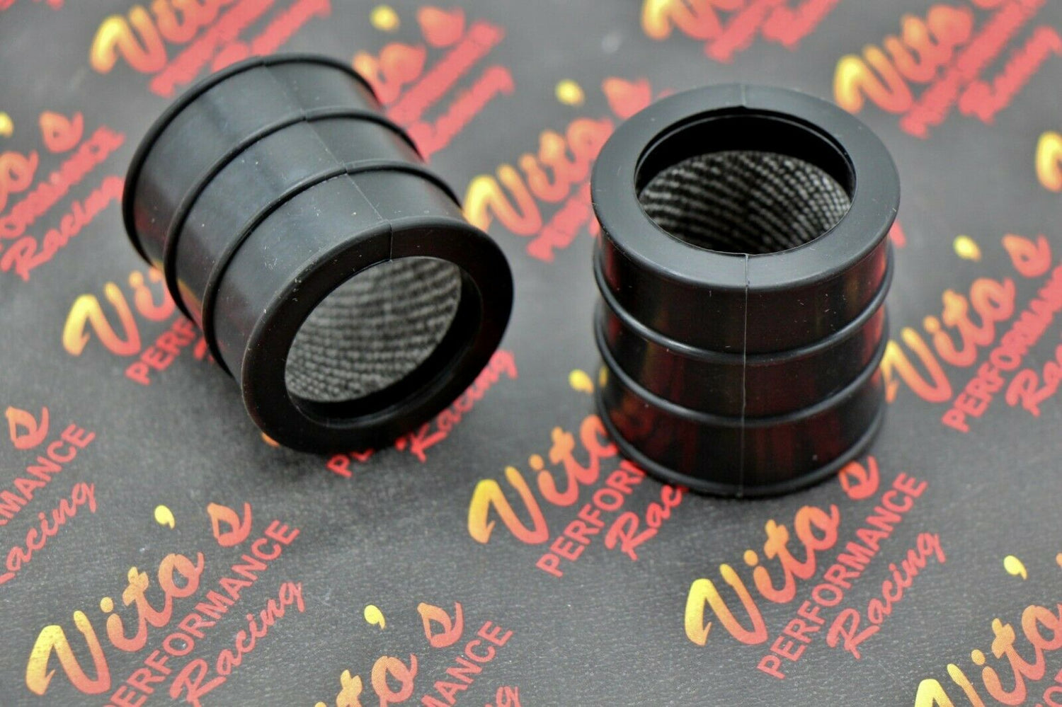 2 x Rubber muffler exhaust clamps pipe gasket joint Yamaha Banshee OEM factory 2