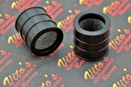 2 x Rubber muffler exhaust clamps pipe gasket joint Yamaha Banshee OEM factory 2