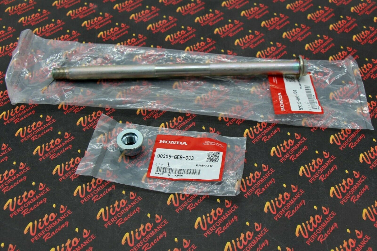 NEW genuine HONDA OEM factory rear swingarm pivot bolt + nut TRX450r 450 450r 2