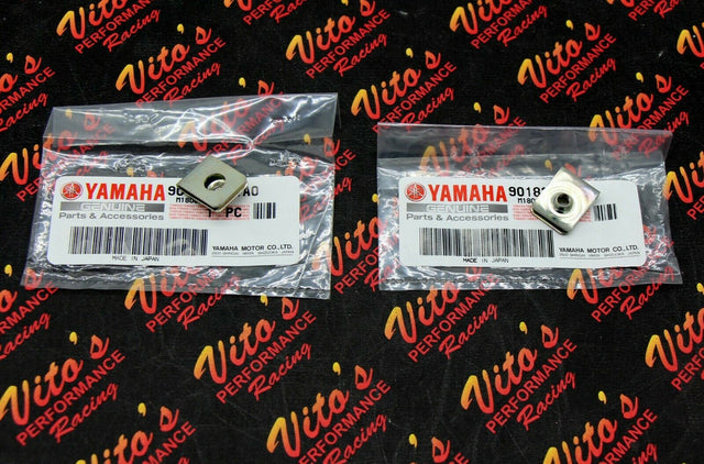 2 X New spring nut clip front grill mount plastic OEM Factory Yamaha Banshee 1