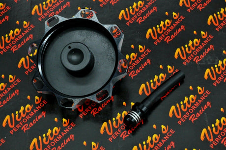 Vito's aluminum GAS CAP Yamaha Banshee YFZ450 Raptor 660 Warrior Blaster BLACK 3