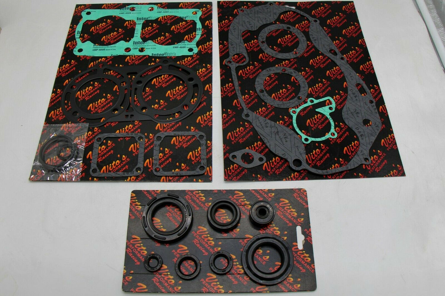 Vito's Yamaha Banshee full top + bottom end complete gasket kit + full seal kit 1