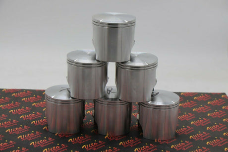 NEW PISTON ART DISPLAY??FACTORY REJECTS FOR ART PROJECTS 2.75" PISTONS - LOT OF 6 2