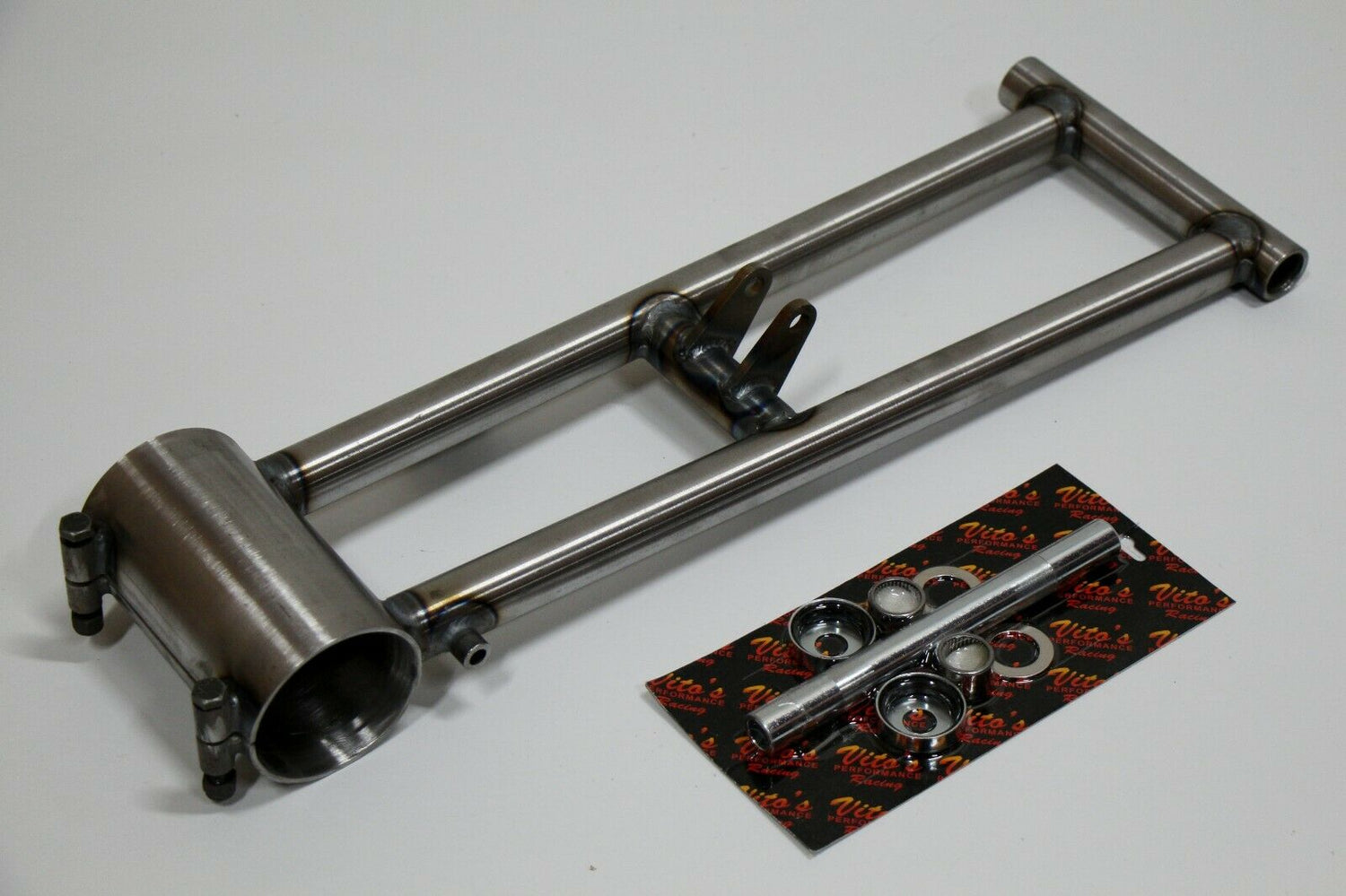 TYSON Banshee swingarm rear round extended chromoly + front bearings kit +4" 2