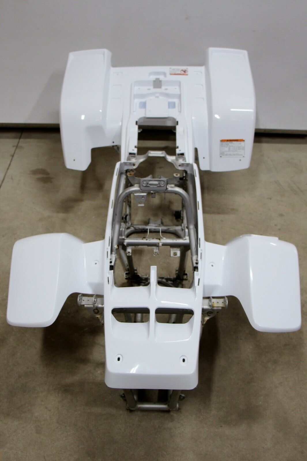 NEW Yamaha Banshee fenders front + rear plastic body 1987-2006 WHITE 3
