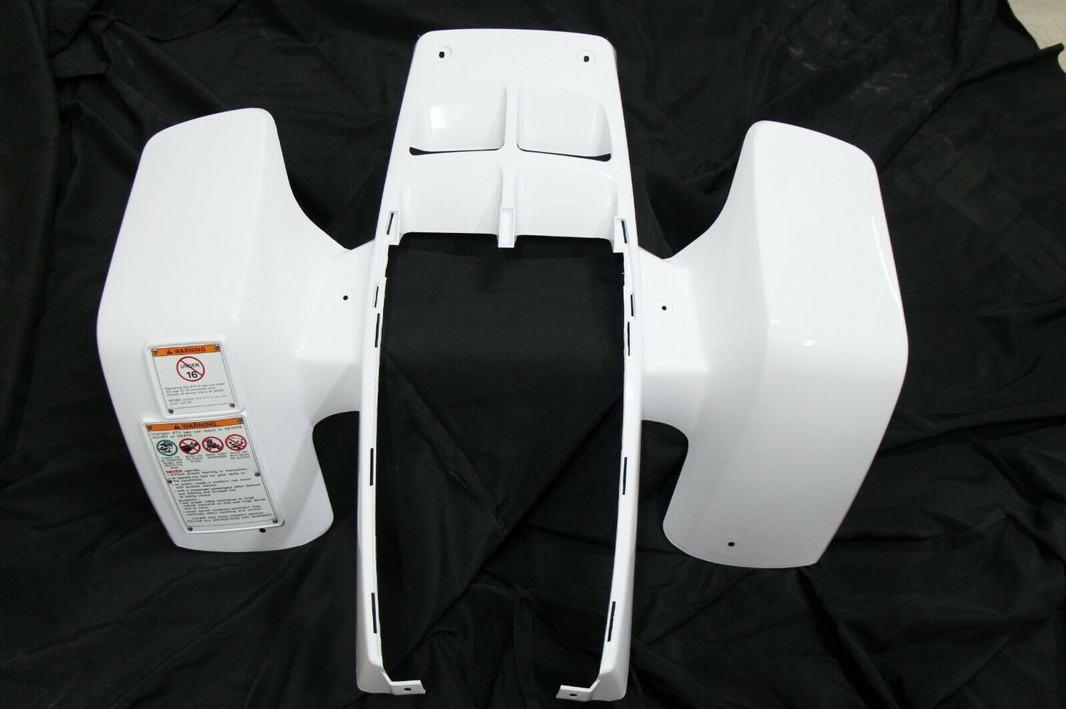 NEW Yamaha Banshee fenders front + rear plastic body 1987-2006 WHITE 11