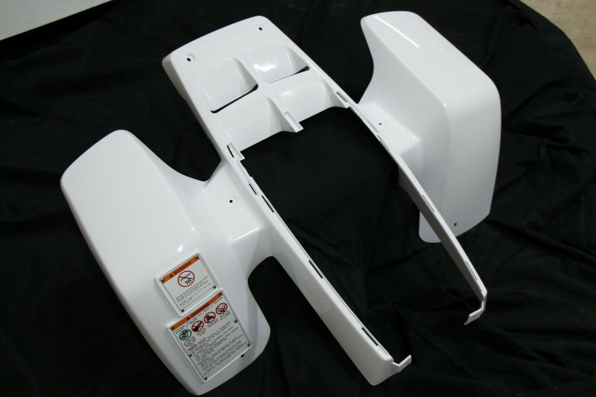 NEW Yamaha Banshee fenders front + rear plastic body 1987-2006 WHITE 12