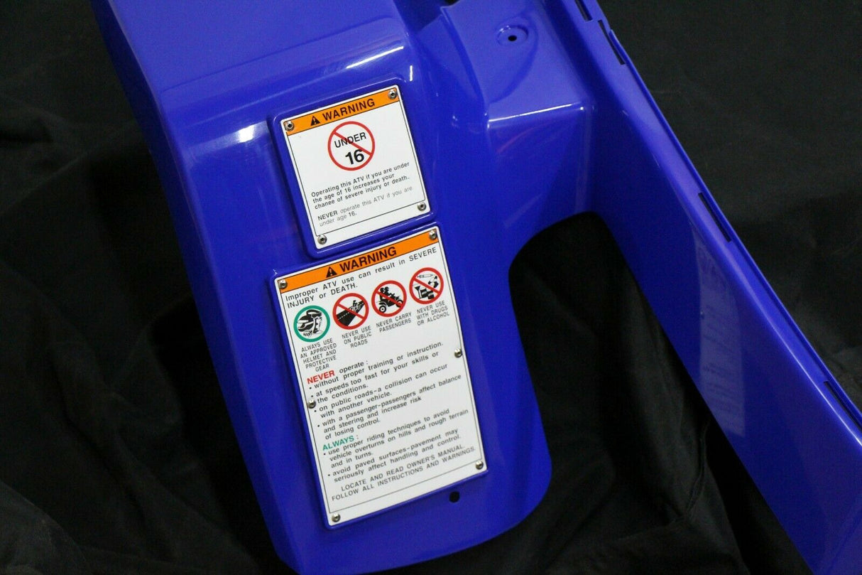 NEW front fenders Yamaha Banshee plastic body 1987-2006 BLUE front only 3