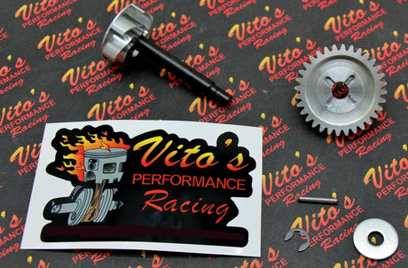 Vito's Performance Yamaha Banshee BILLET water pump impeller + ALUMINUM gear 1