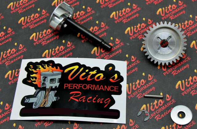 Vito's Performance Yamaha Banshee BILLET water pump impeller + ALUMINUM gear 1