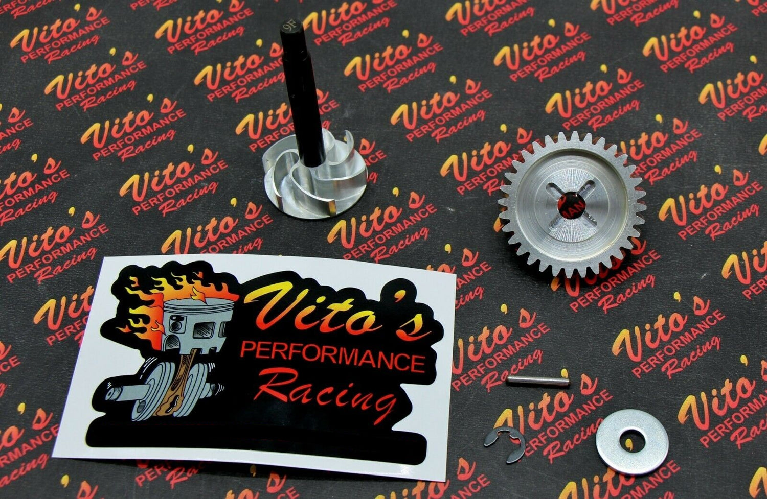 Vito's Performance Yamaha Banshee BILLET water pump impeller + ALUMINUM gear 2