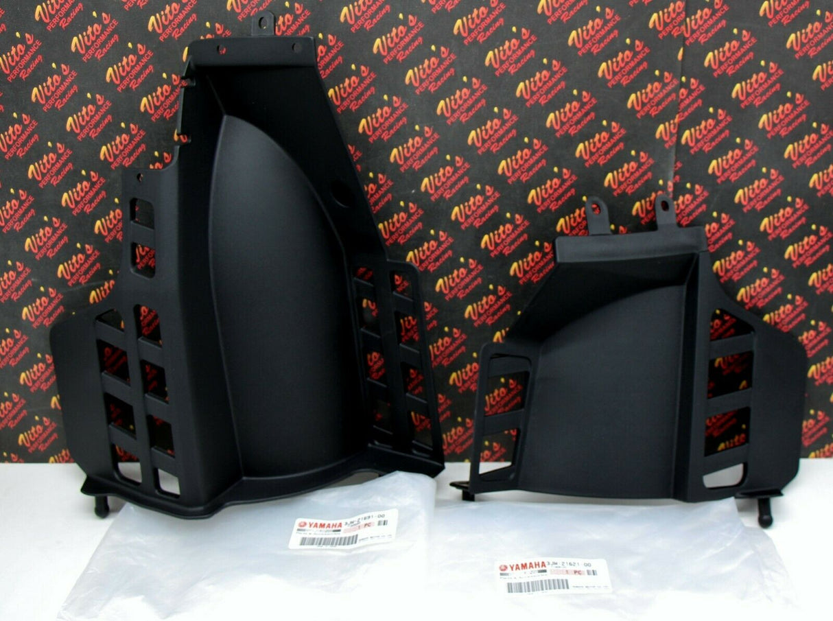 NEW OEM Blaster FACTORY nerfs nerf bars PLASTIC heel guards left + right 1990-06 2