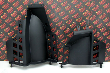 NEW OEM Blaster FACTORY nerfs nerf bars PLASTIC heel guards left + right 1990-06 3