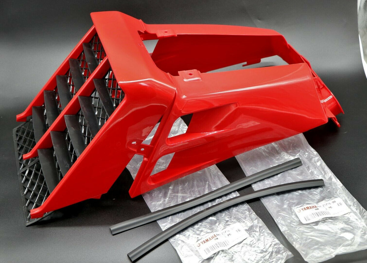 NEW Vito's Yamaha Banshee plastic gas tank side covers + grill 1987-2006 RED 1