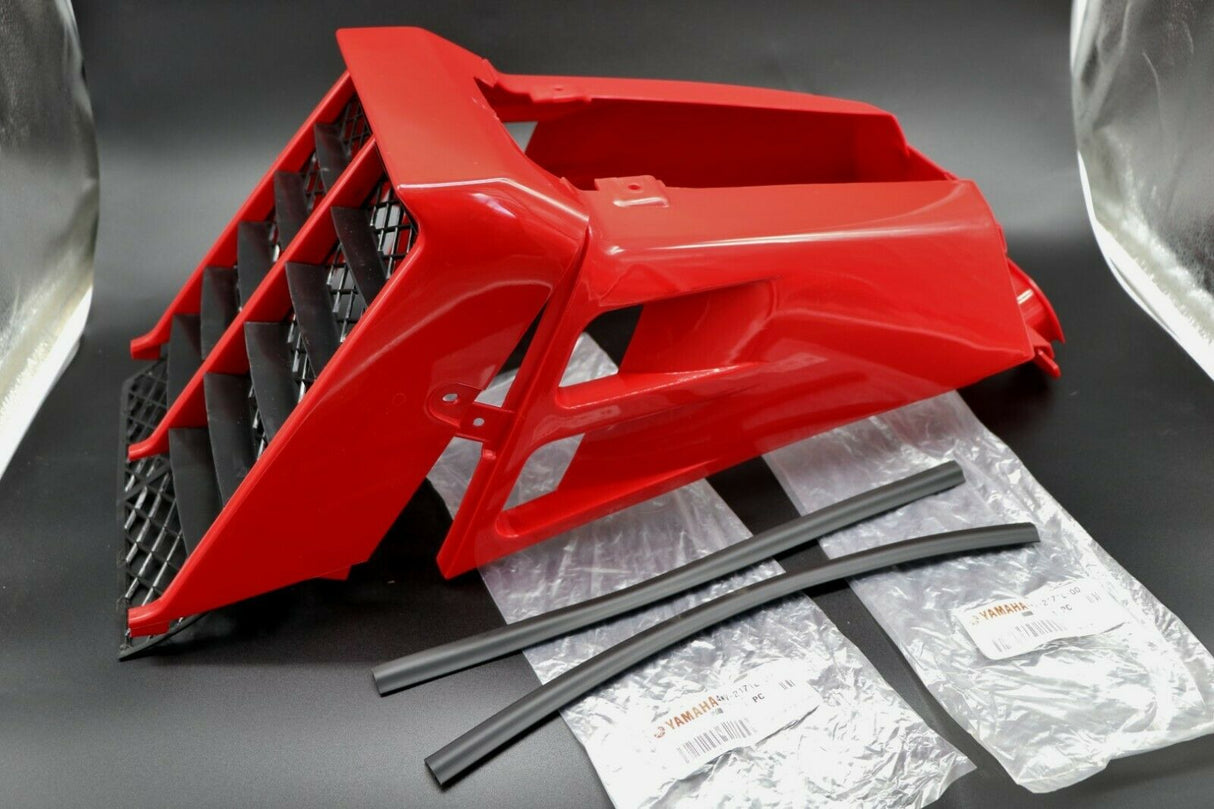 NEW Vito's Yamaha Banshee plastic gas tank side covers + grill 1987-2006 RED 2