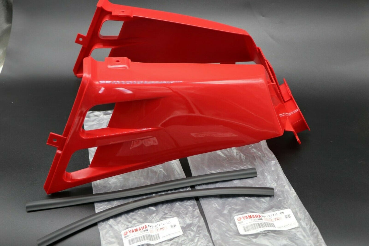 NEW Vito's Yamaha Banshee plastic gas tank side covers + grill 1987-2006 RED 4