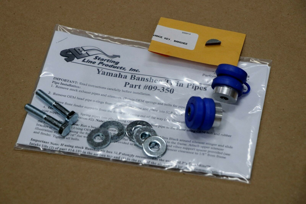 Yamaha Banshee CHROME SLP pipes silencer 1987-2006 incredible mid range +10-20HP 6