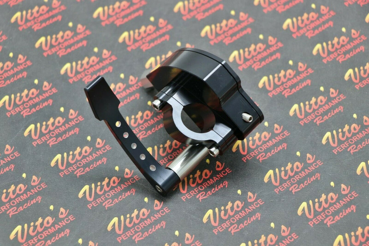 POSENG Billet Aluminum Thumb Throttle Assembly For Yamaha Raptor, Banshee, YFZ450 – CNC Anodized Silver