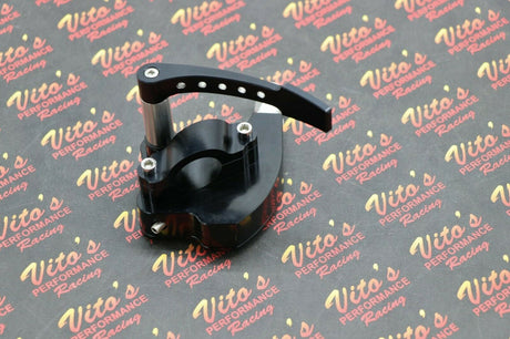 Billet aluminum thumb throttle assembly lever Yamaha Banshee Raptor YFZ450 BLACK 4