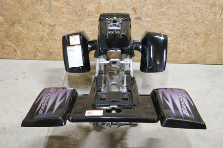 Yamaha Banshee fenders + gas tank plastic grill + graphics BLACK PURPLE 2005 SE 4