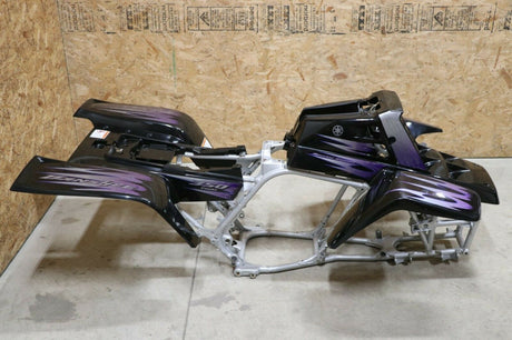 Yamaha Banshee fenders + gas tank plastic grill + graphics BLACK PURPLE 2005 SE 5