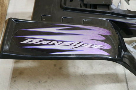 Yamaha Banshee fenders + gas tank plastic grill + graphics BLACK PURPLE 2005 SE 11