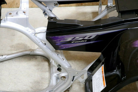 Yamaha Banshee fenders + gas tank plastic grill + graphics BLACK PURPLE 2005 SE 12
