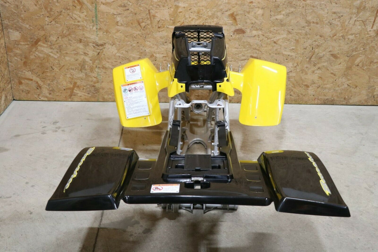 Yamaha Banshee fenders + gas tank plastic + grill + graphics BLACK  YELLOW 2003 7