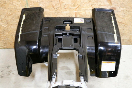 Yamaha Banshee fenders + gas tank plastic + grill + graphics BLACK  YELLOW 2003 8