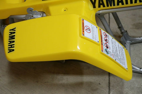 Yamaha Banshee fenders + gas tank plastic + grill + graphics BLACK  YELLOW 2003 11