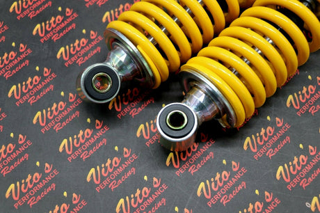 2 x NEW FRONT SHOCKS 1987-2006 Yamaha Banshee ATV springs YELLOW 5