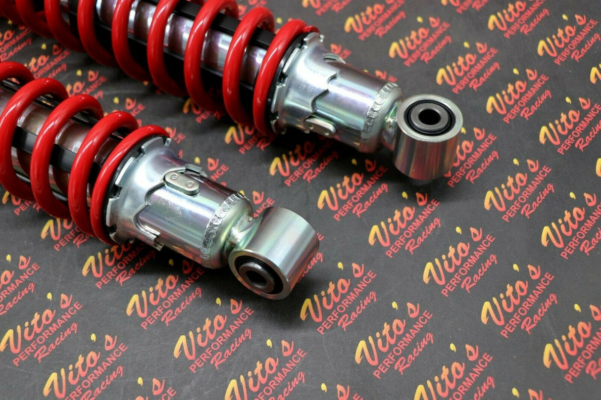 2 x NEW FRONT SHOCKS 1987-2006 Yamaha Banshee ATV springs RED 4