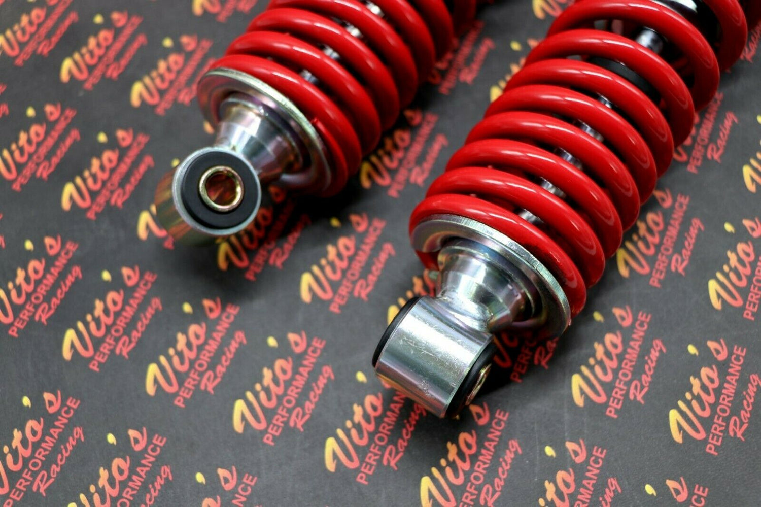 2 x NEW FRONT SHOCKS 1987-2006 Yamaha Banshee ATV springs RED 5