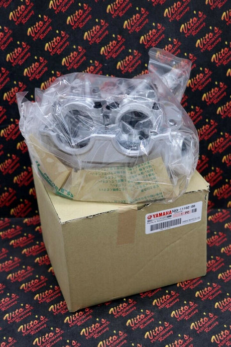 NEW Yamaha YFZ450 OEM cylinder head + cam cap towers YFZ 450 2004-2009 3