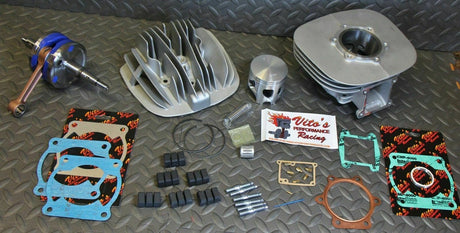 Vito's BLASTER Big Bore 240cc Yamaha 72.00 Cylinder +3mm stroker crank WISECO 1