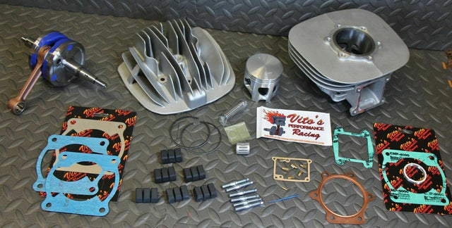 Vito's BLASTER Big Bore 240cc Yamaha 72.00 Cylinder +3mm stroker crank WISECO 1