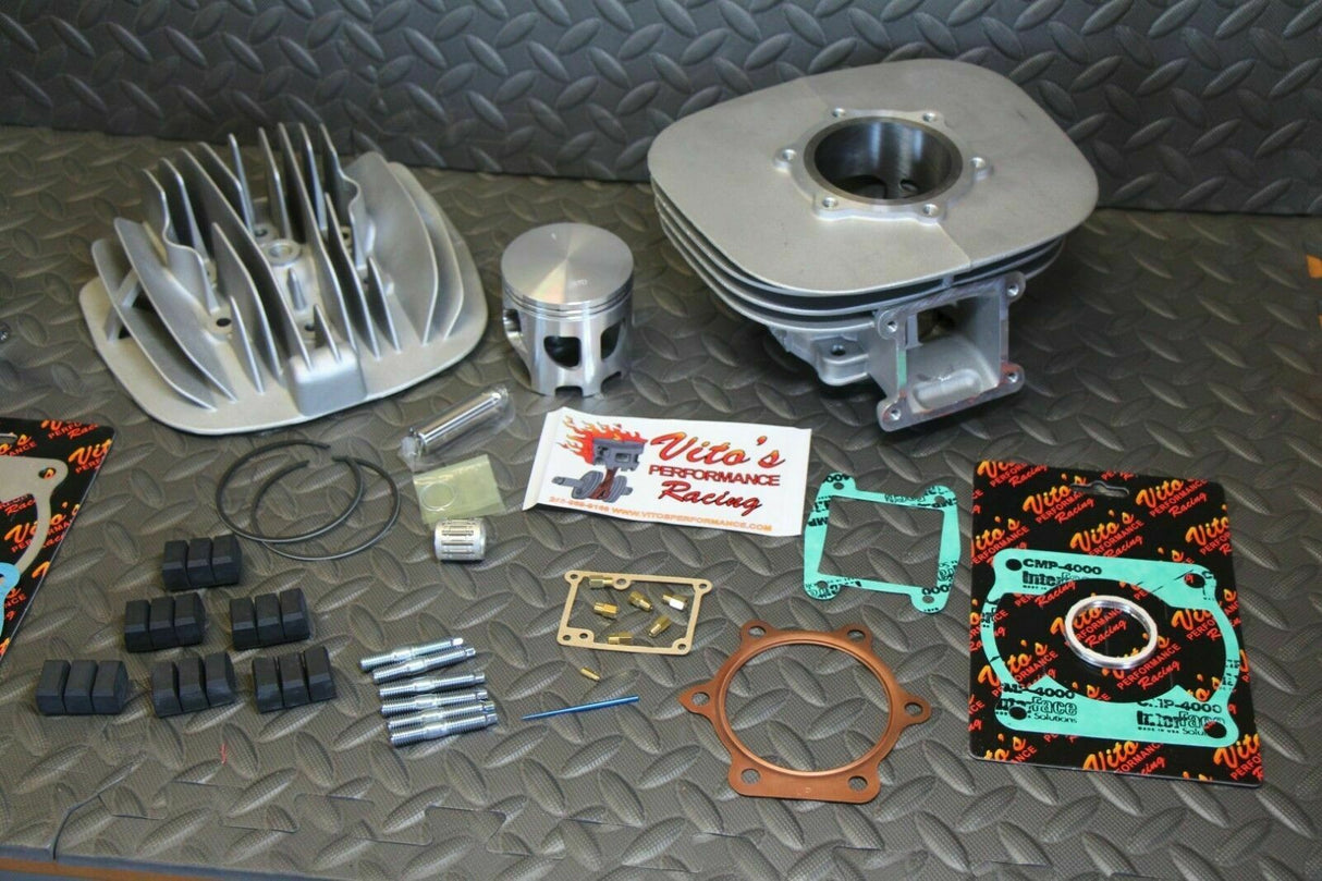 Vito's BLASTER Big Bore 240cc Yamaha 72.00 Cylinder +3mm stroker crank WISECO 4