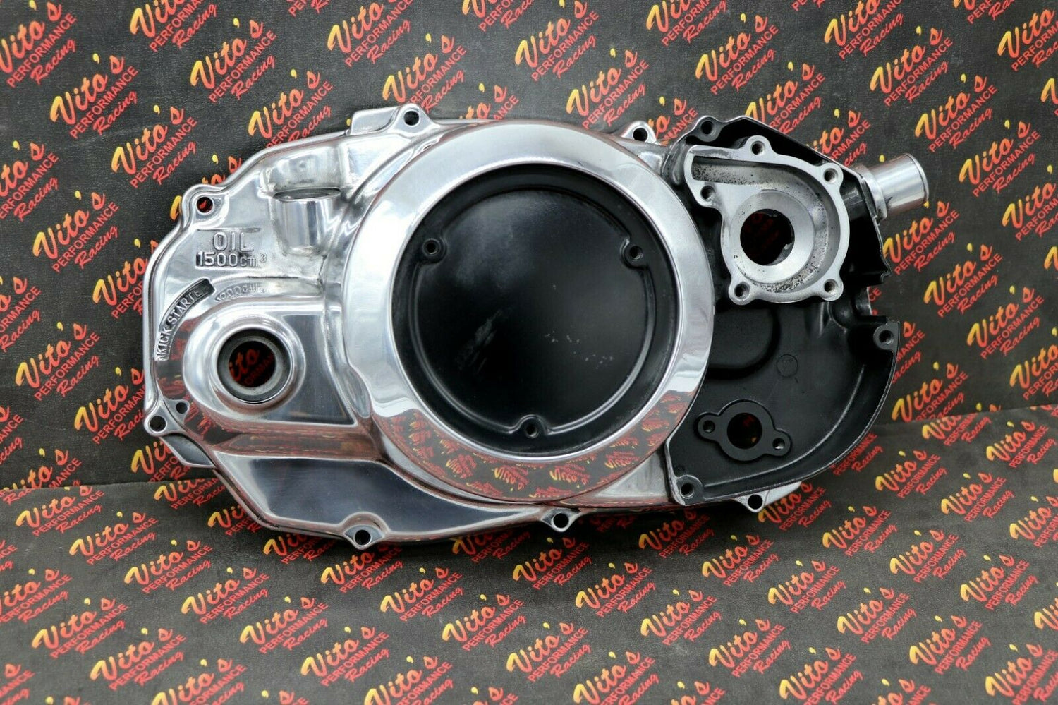 NEW POLISHED Yamaha Banshee clutch side engine cover OEM FACTORY fits 1987-2006 3