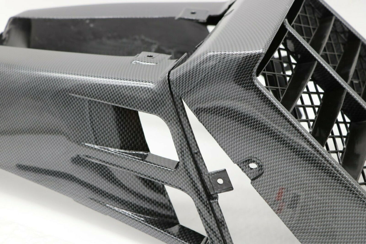 Yamaha Banshee grill gas tank plastic radiator cover CARBON FIBER SE SP Gloss 6