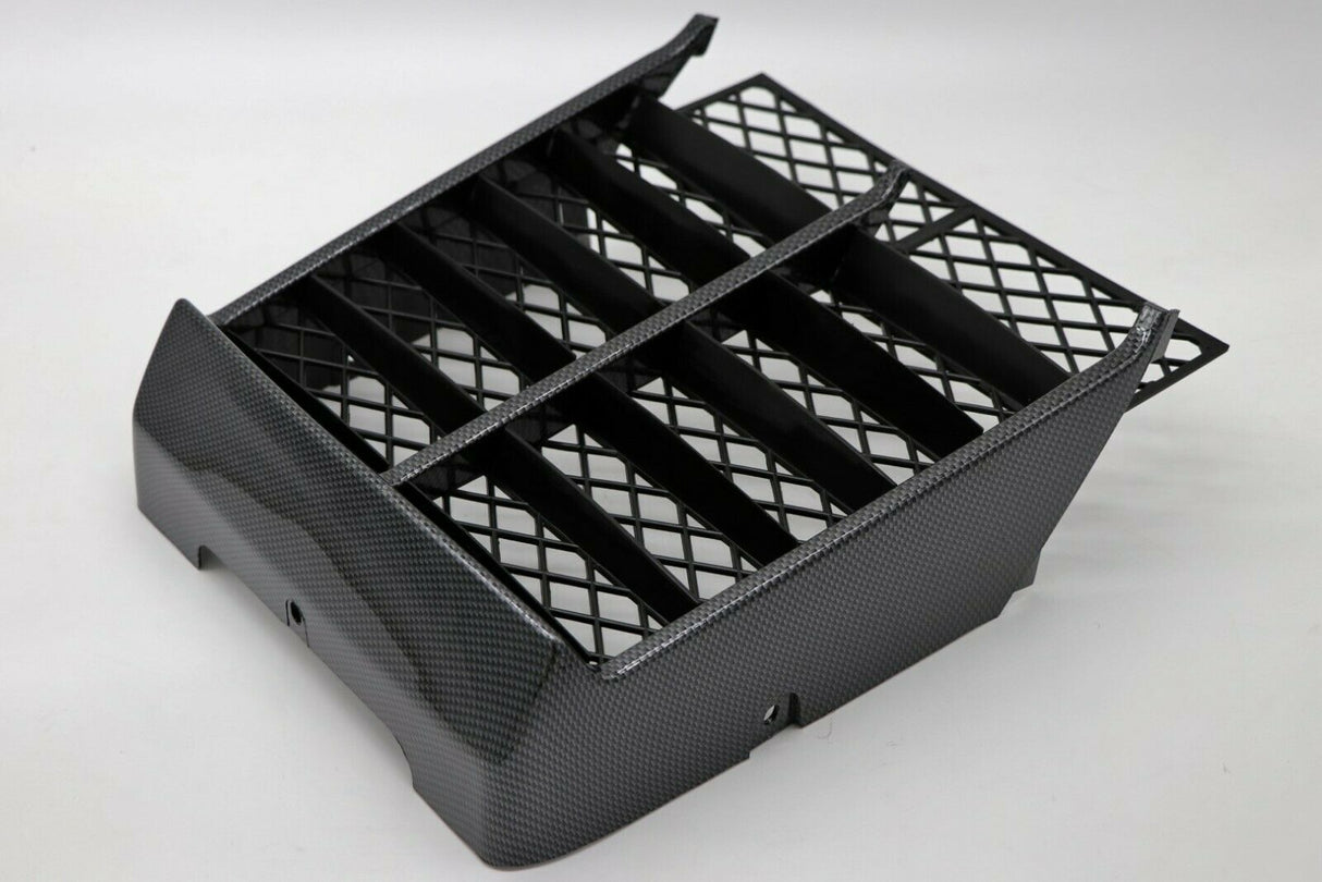 Yamaha Banshee grill gas tank plastic radiator cover CARBON FIBER SE SP Gloss 7