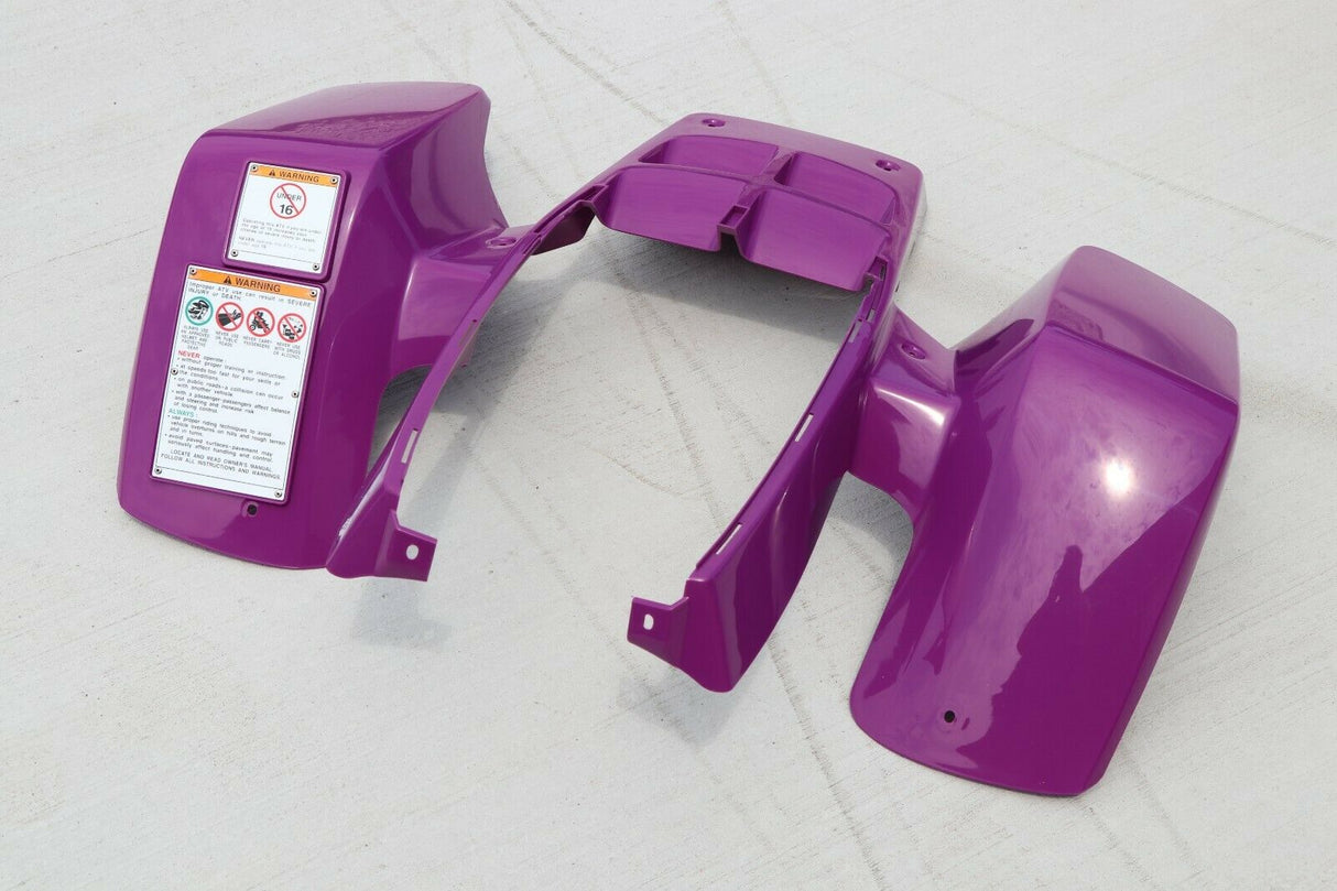 NEW front fenders Yamaha Banshee plastic body 1987-2006 BRIGHT PURPLE 1995 front 4