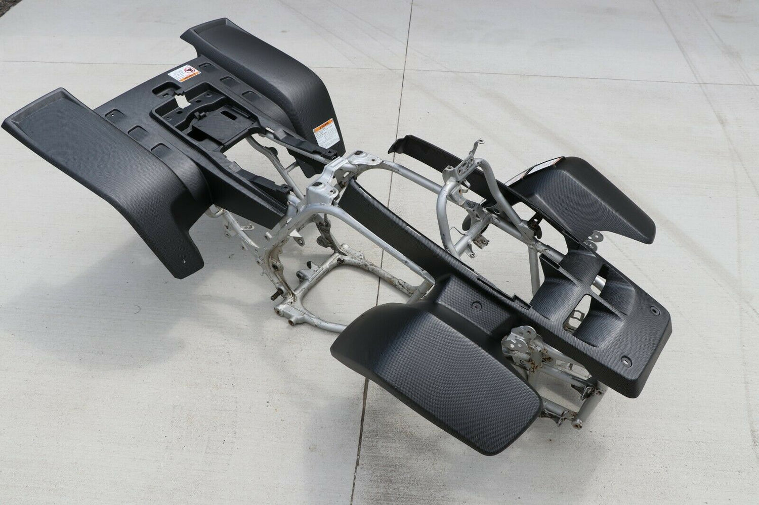 NEW Yamaha Banshee fenders front rear plastic body 1987-2006 CARBON FIBER MATTE 3