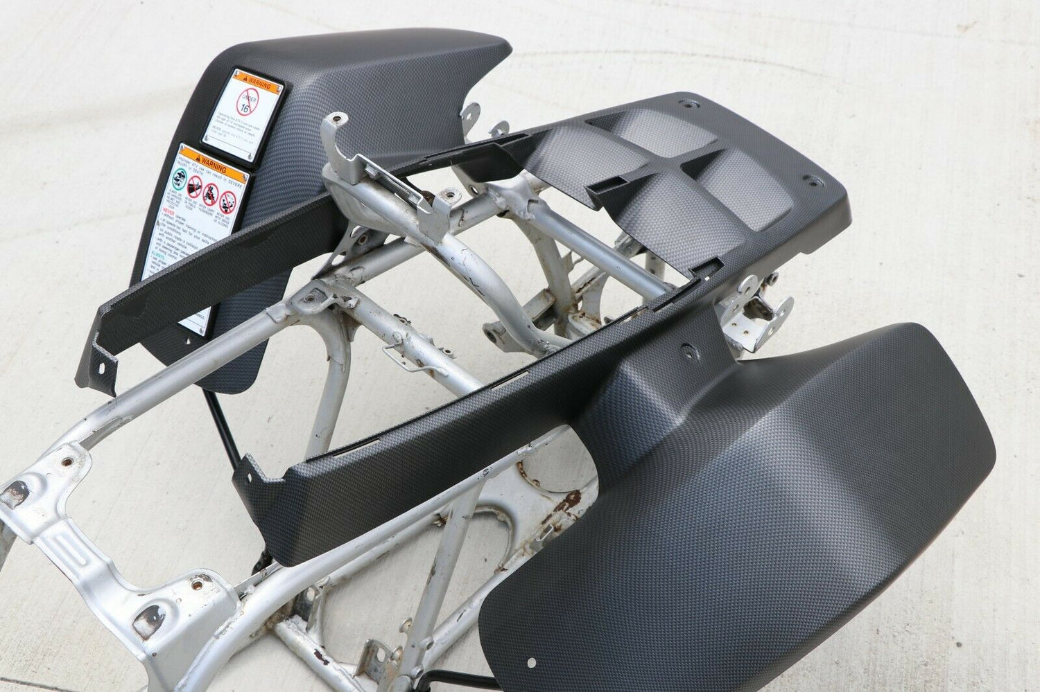 NEW Yamaha Banshee fenders front rear plastic body 1987-2006 CARBON FIBER MATTE 6
