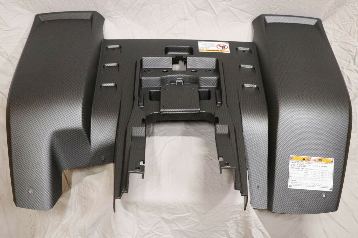 NEW fenders Yamaha Banshee plastic body 1987-2006 MATTE CARBON FIBER rear 5