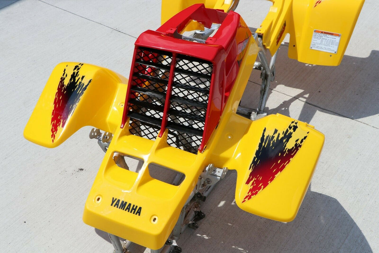 Yamaha Banshee fenders + gas tank plastic grill + graphics YELLOW RED 1997 5
