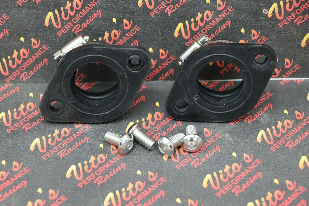 2 x NEW intakes carb boots VM28-200 for Yamaha Banshee billet intakes 28mm PWK 1