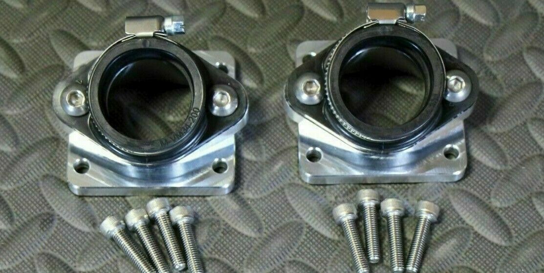 2 x NEW intakes carb boots VM28-200 for Yamaha Banshee billet intakes 28mm PWK 3